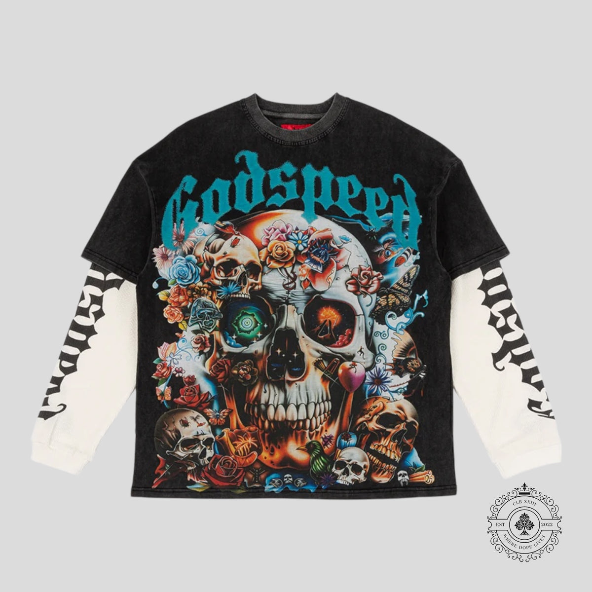 Godspeed Eternal Dream Layered T-Shirt in Black