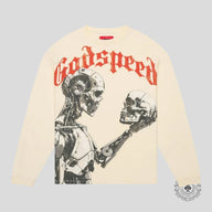 Godspeed Mankind vs Ai Long Sleeve in Bone