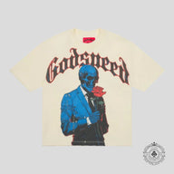Godspeed Smell the Roses T-Shirt in Bone