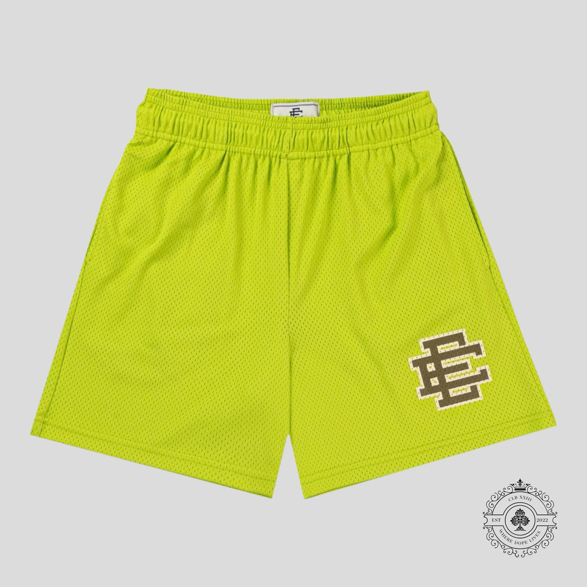 Eric Emanuel Basic Shorts in Tender Shorts Green/Brown