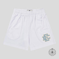 Eric Emanuel Basic Shorts in White/Grey