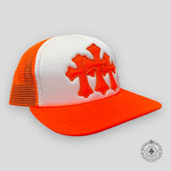 Chrome Hearts Miami Exclusive Trucker Hat in Orange