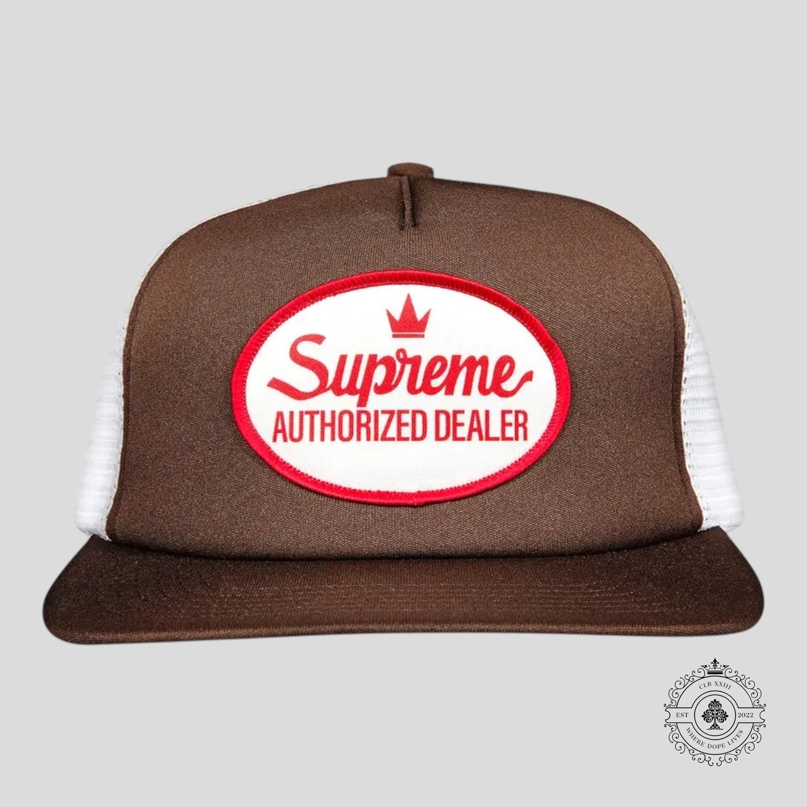 Supreme Authorized Dealer 5-Panel in Brown
