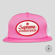 Supreme Authorized Dealer 5-Panel in Pink