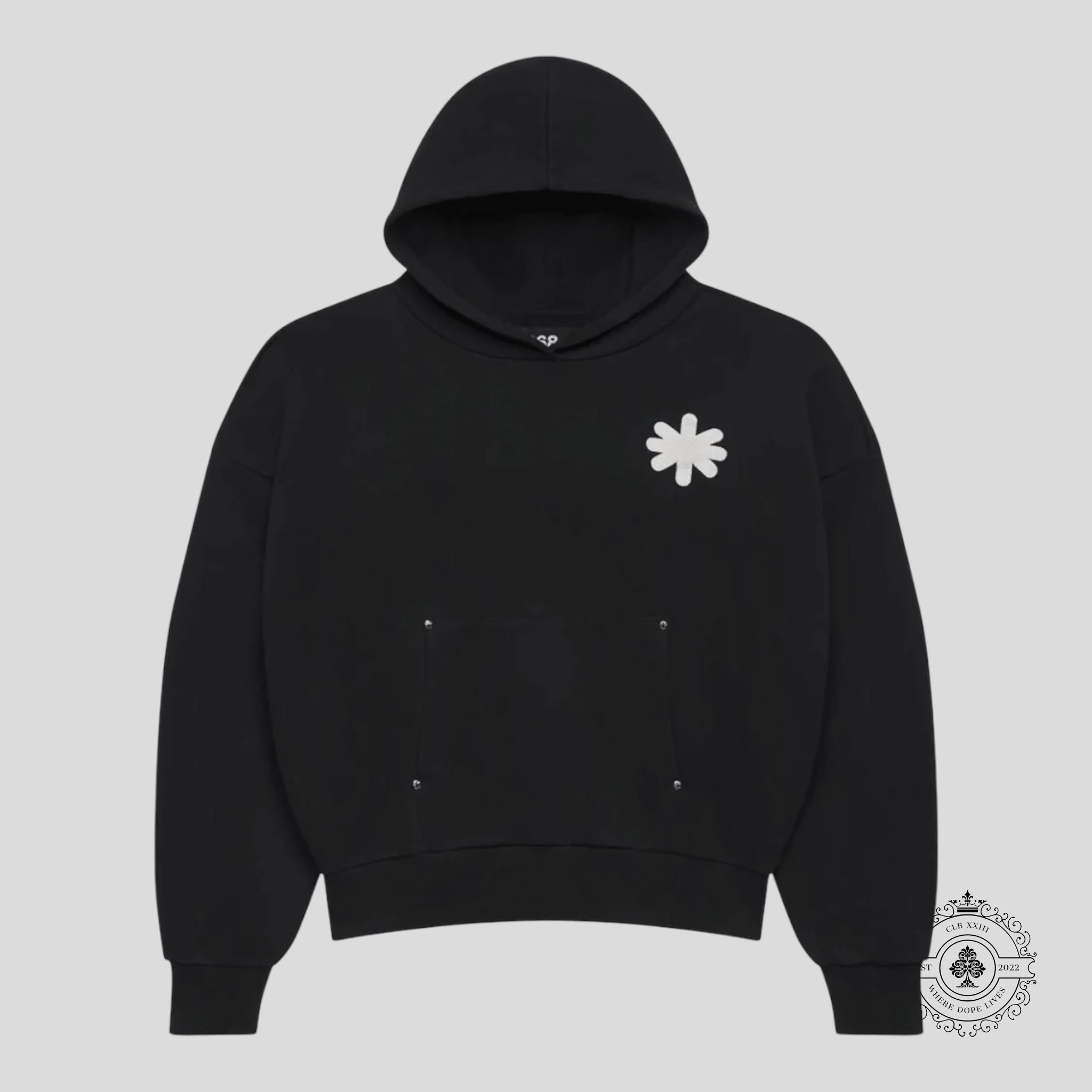 LostShdws Classic Logo Hoodie in Black