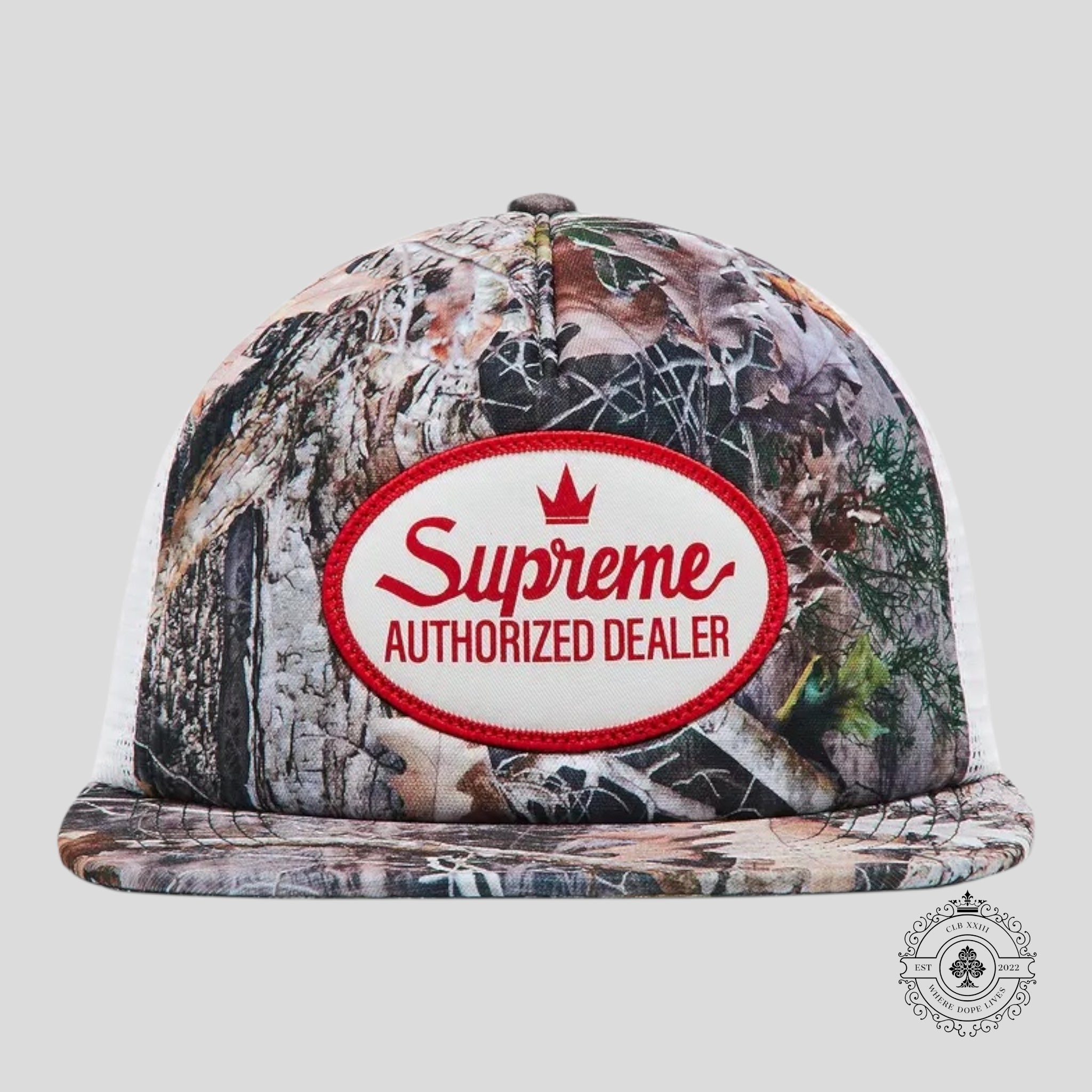 Supreme Authorized Dealer 5-Panel In Camo/White