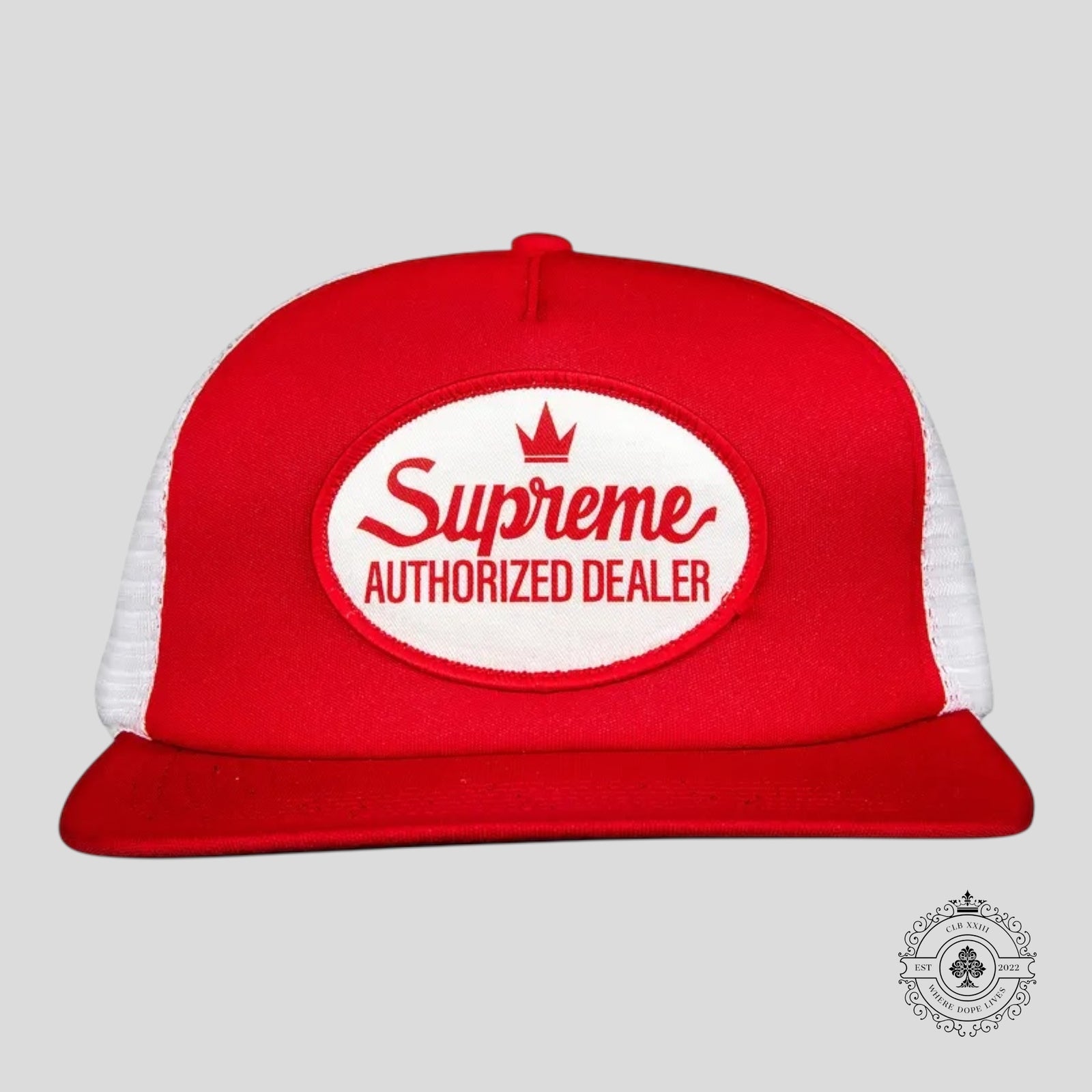 Supreme Authorized Dealer 5-Panel In Red/White