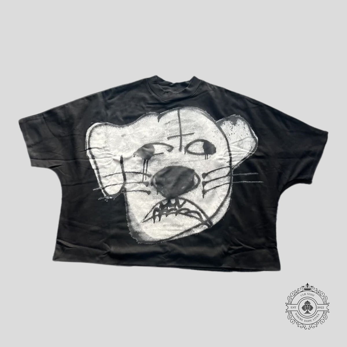 Billionaire Studios Baby Mutt Tee in Black
