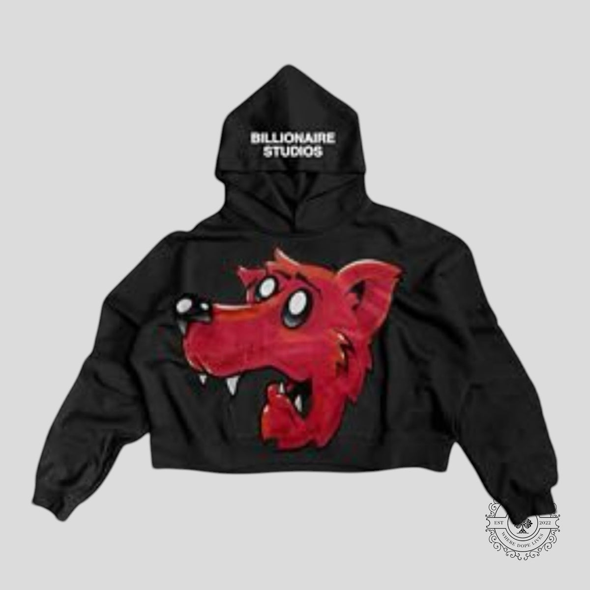 Billionaire Studios Firefox Hoodie in Black