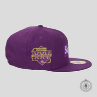 Supreme Championship Box Logo New Era Hat in Purple