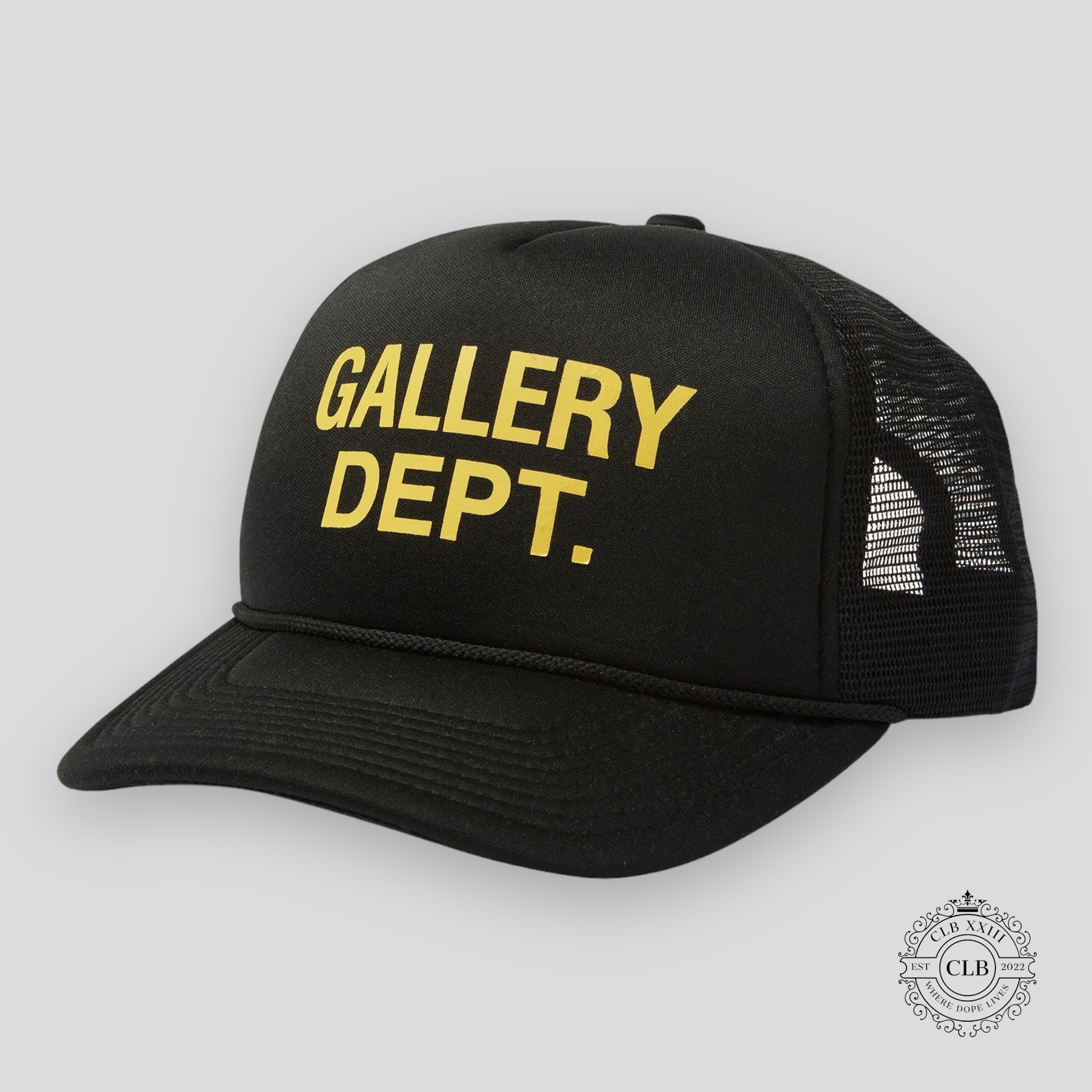 GALLERY DEPT. TRUCKER HAT - BLACK