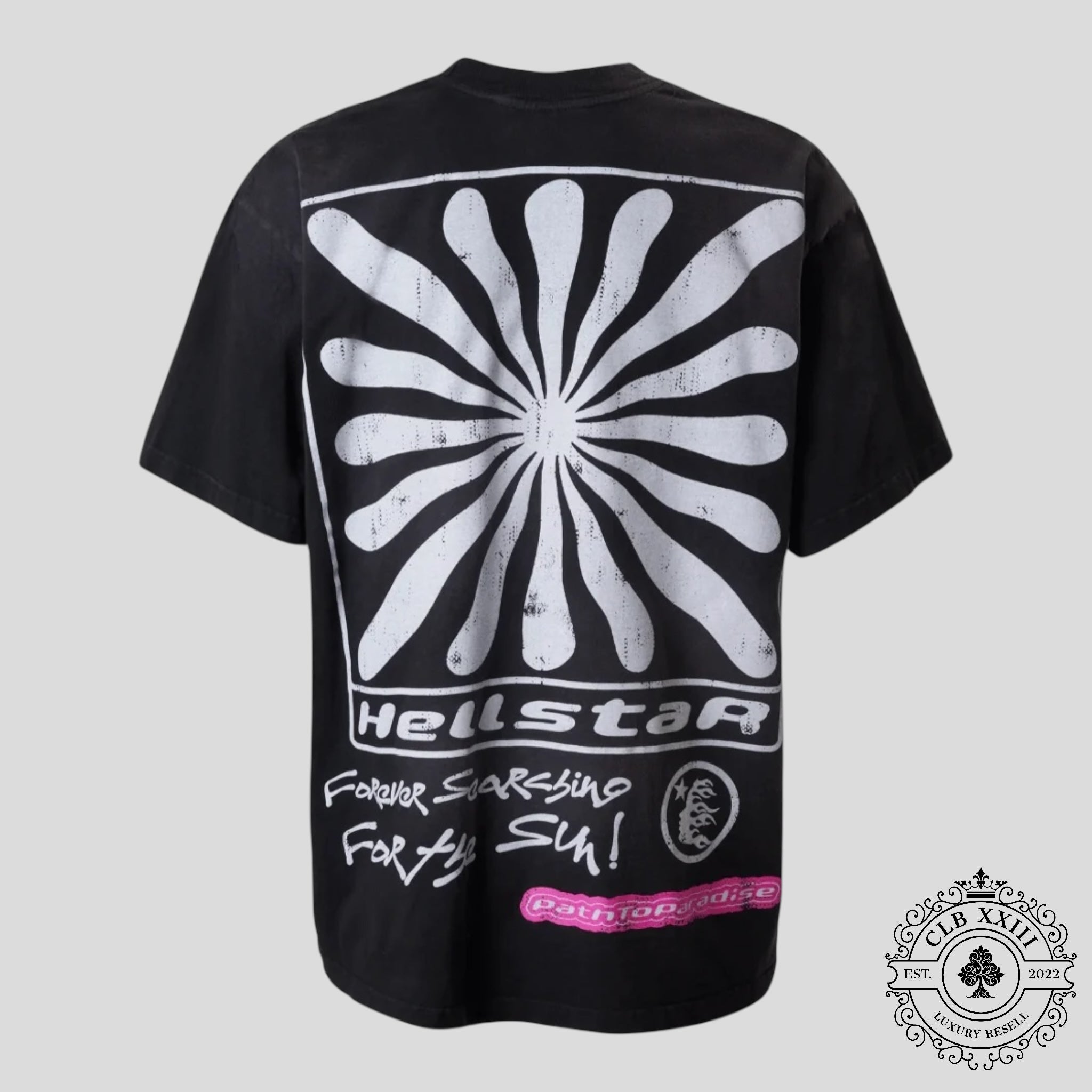 Hellstar Sun Smile Tee in Black