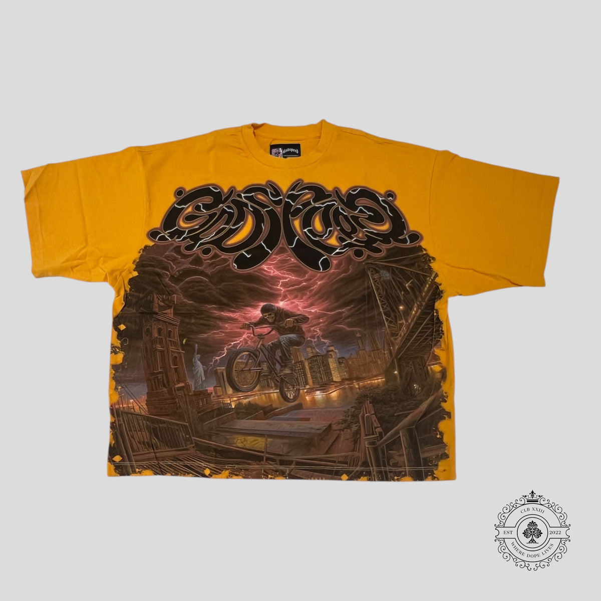 Godspeed B.M.X Tee in Yellow