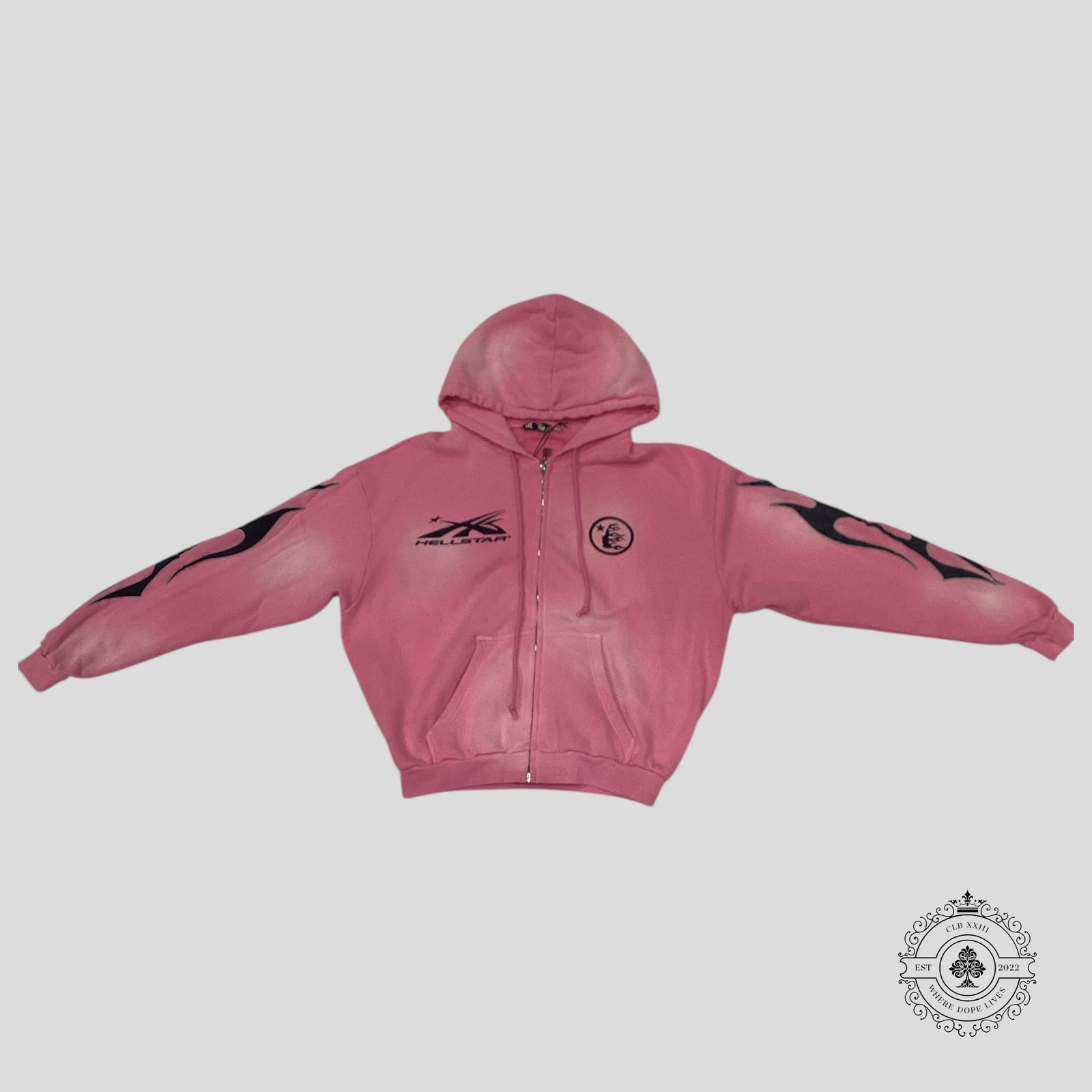 Hellstar Sports ComplexCon Exclusive Flame Zip Up