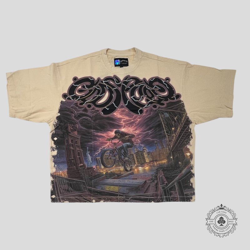 Godspeed B.M.X Tee in Bone