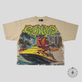Godspeed Wave Runner Tee in Bone