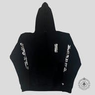 Chrome Hearts 1998 Metallic Vertical Logo Hoodie in Black