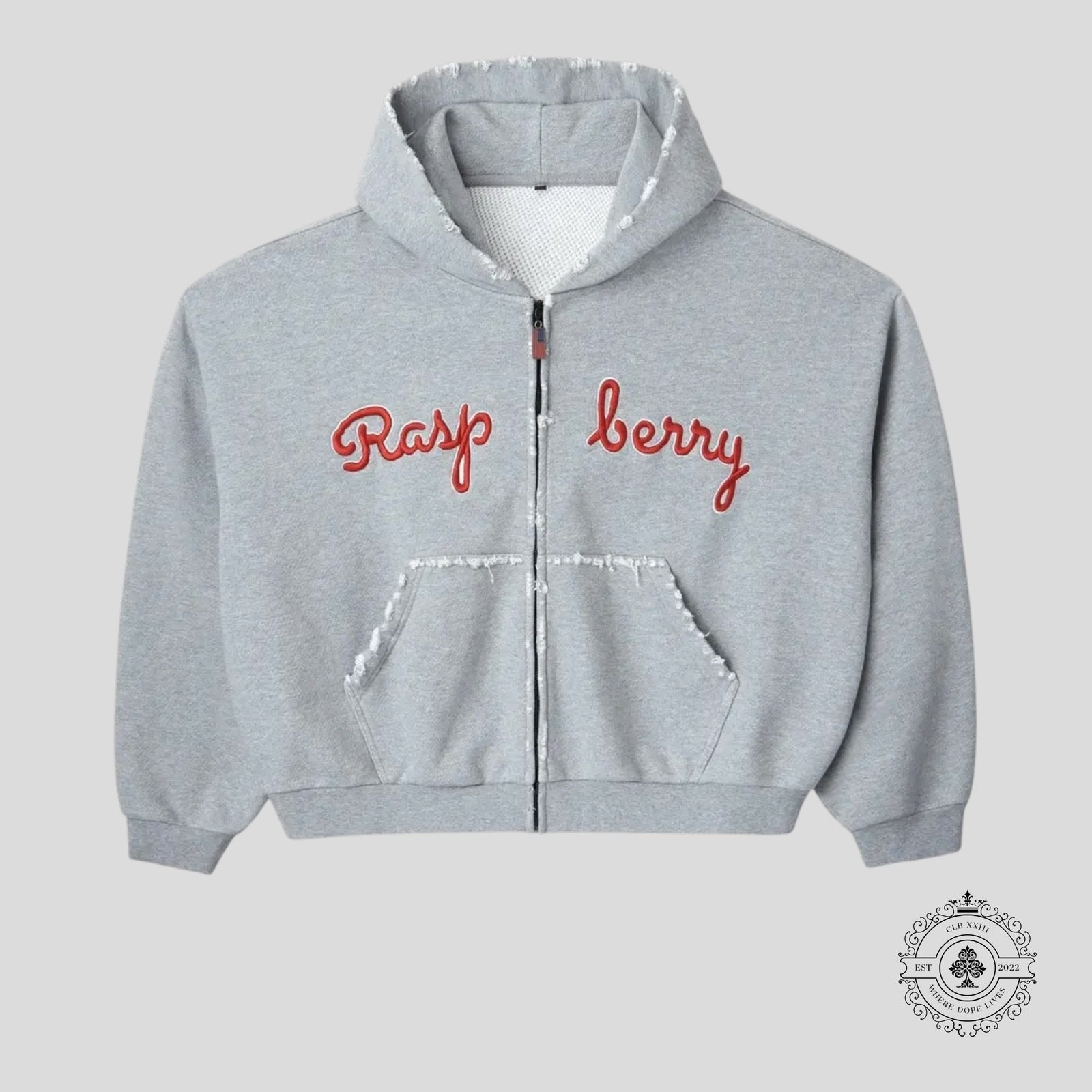 GV Gallery Raspberry Zip-Up in Grey