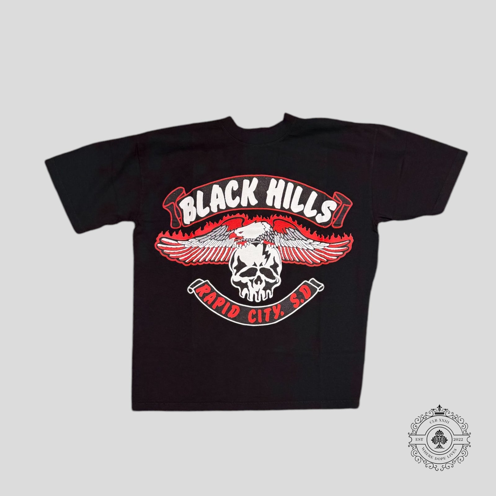 Warren Lotas Black Hills T-Shirt in Black