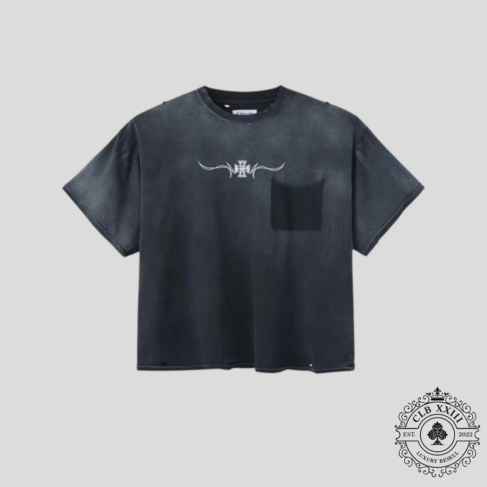 HMDD Chimers Ghost Pocket Tee in Grey