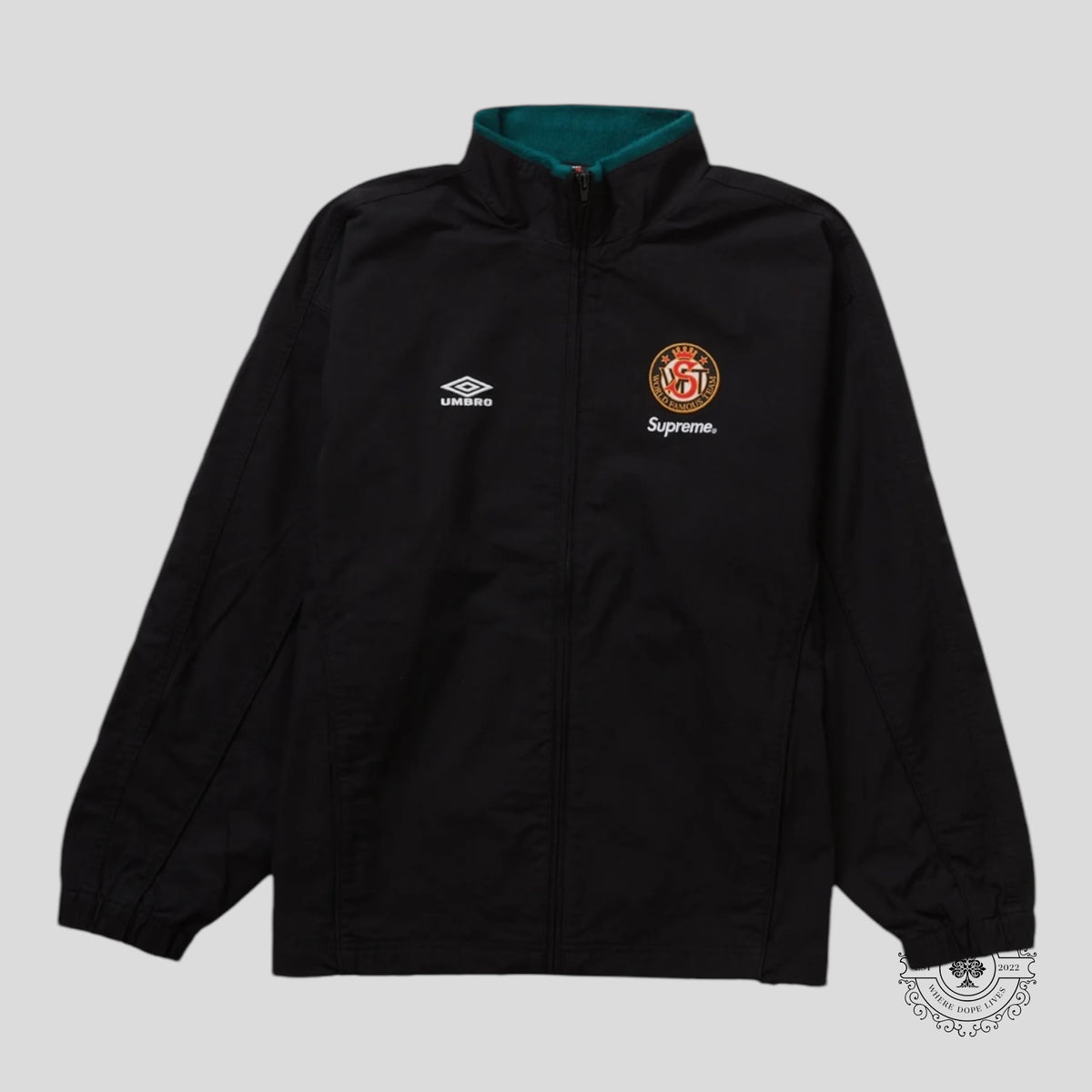 Supreme Umbro Ripstop Track Jacket in Black