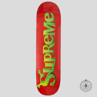 Supreme Shrek Skate Deck in Red