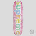 Supreme Candy Hearts Skate Deck in Pink