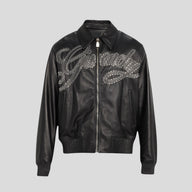 Givenchy Studded Leather Varsity Jacket