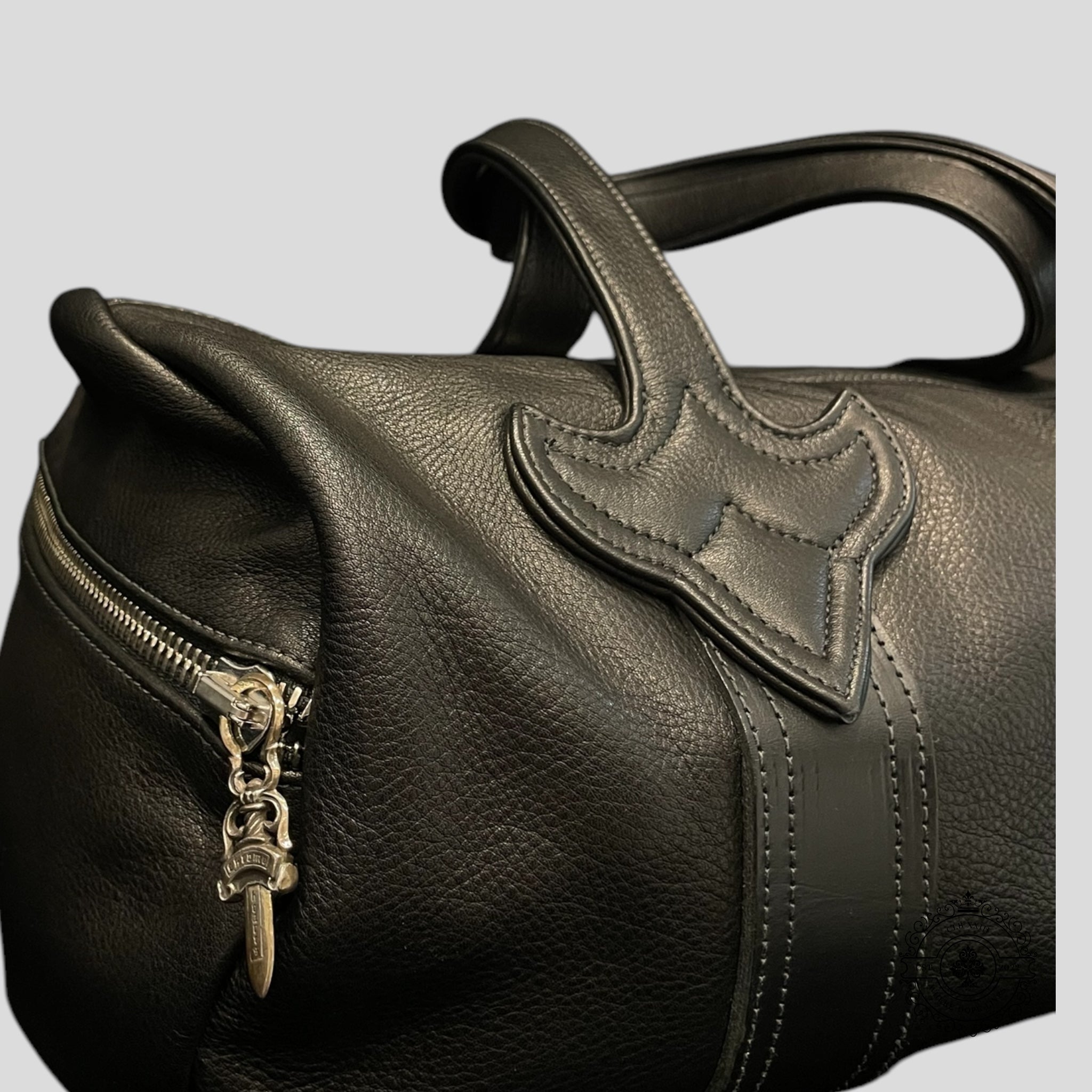 Chrome Hearts Mini Fleur Duffle Bag in Black