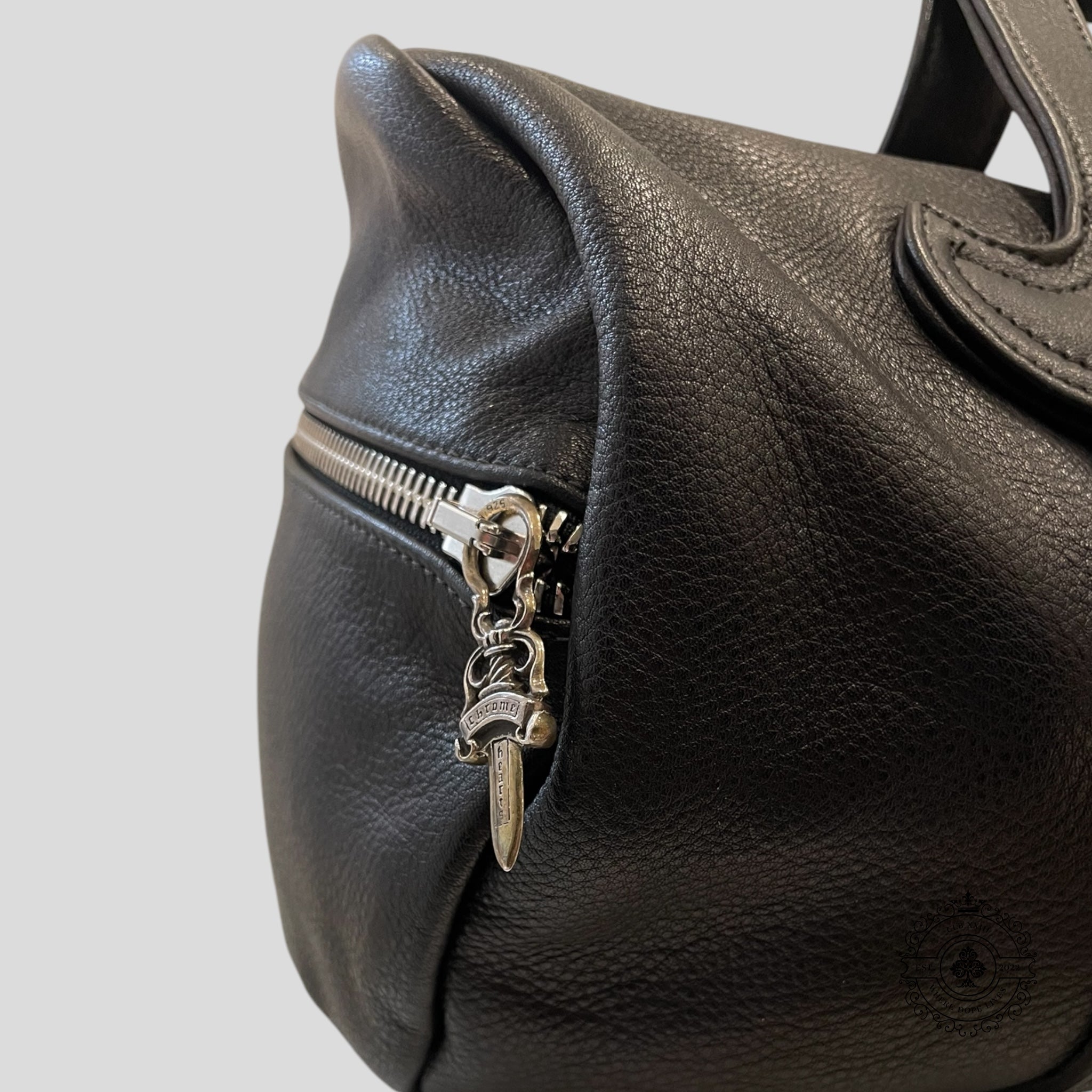 Chrome Hearts Mini Fleur Duffle Bag in Black