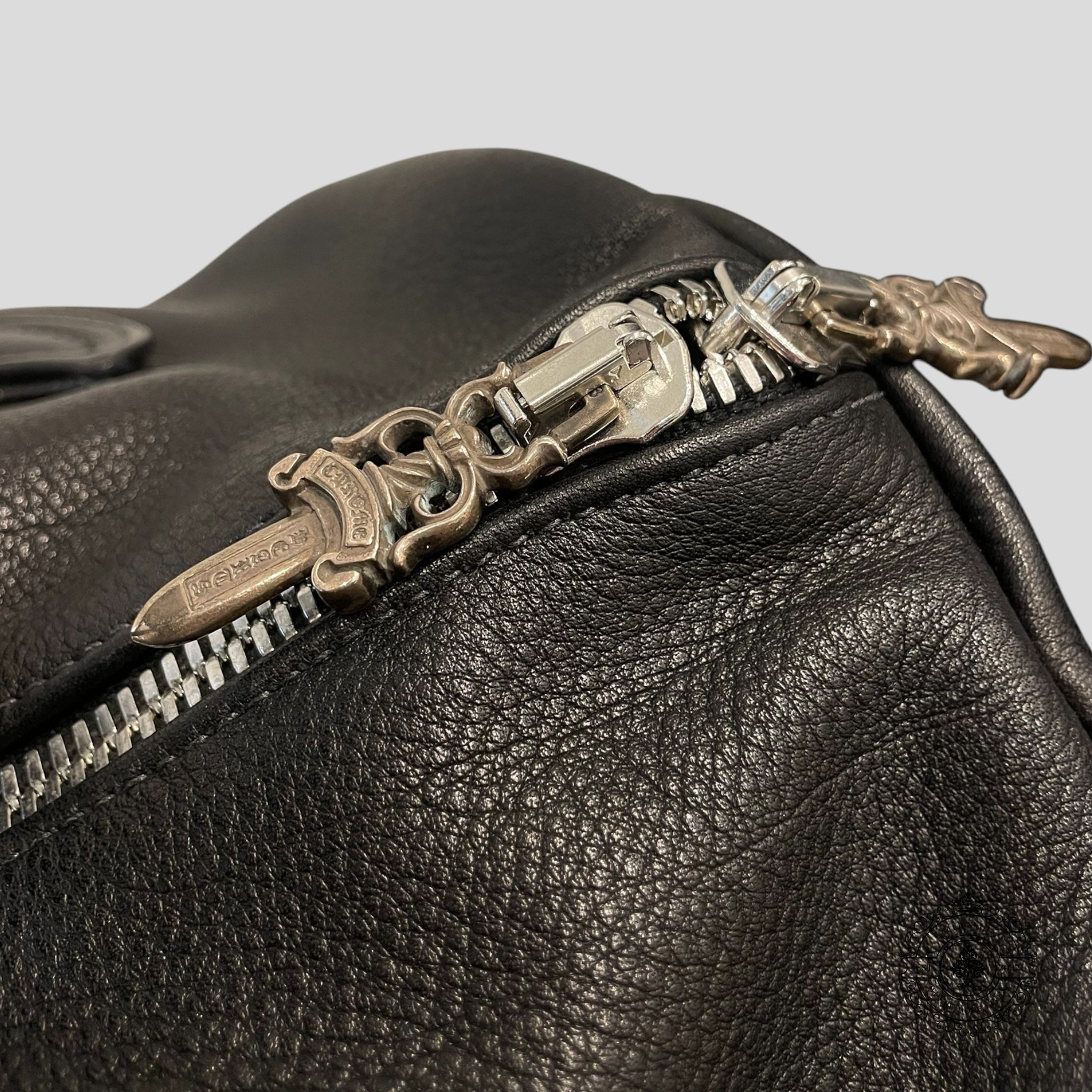 Chrome Hearts Mini Fleur Duffle Bag in Black