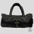 Chrome Hearts Mini Fleur Duffle Bag in Black