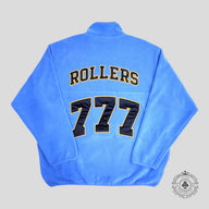 High Rollers Button Up Fleece in Blue