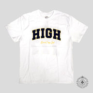 High Rollers Don't Crap Out Tee in White