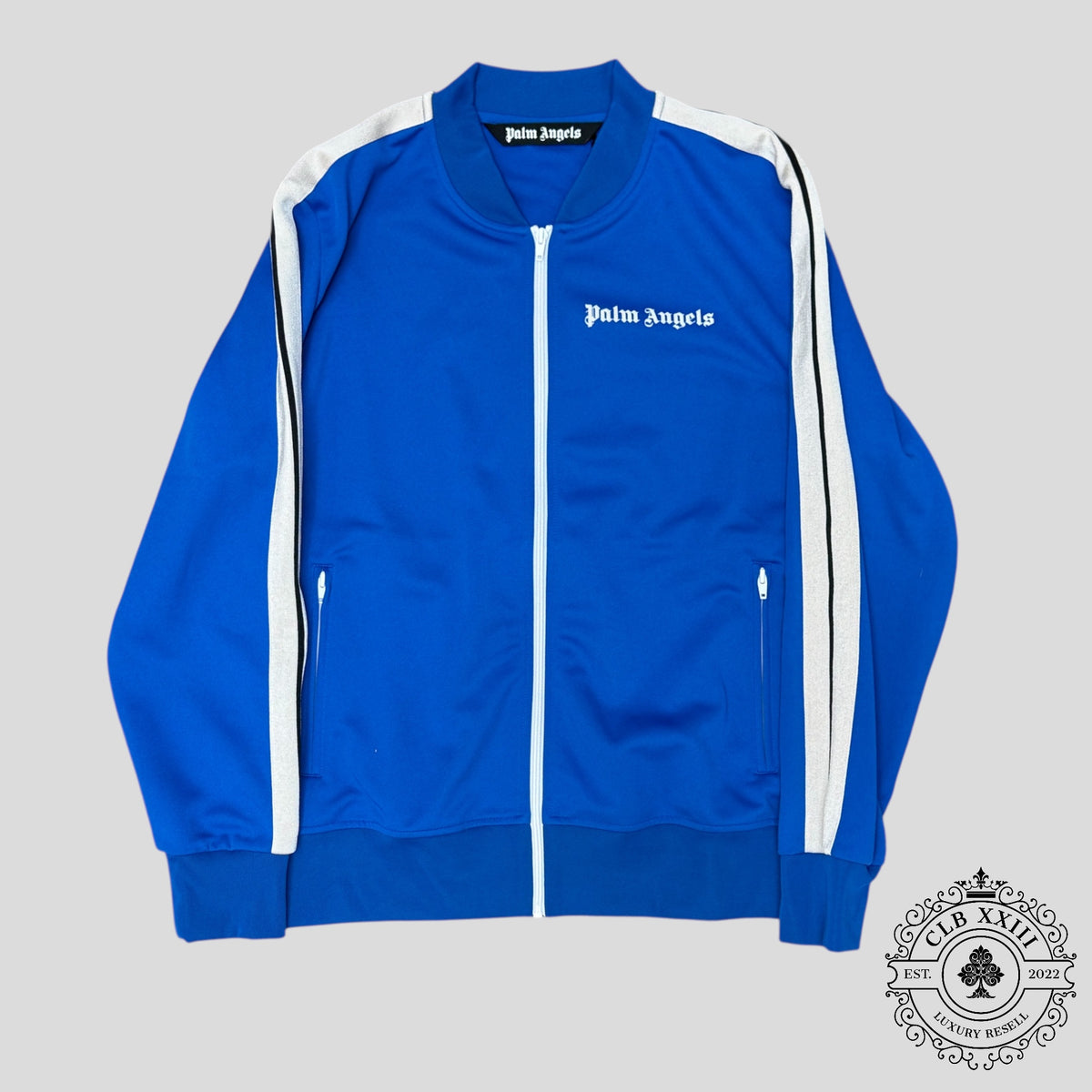 Palm Angels Track Jacket in Blue