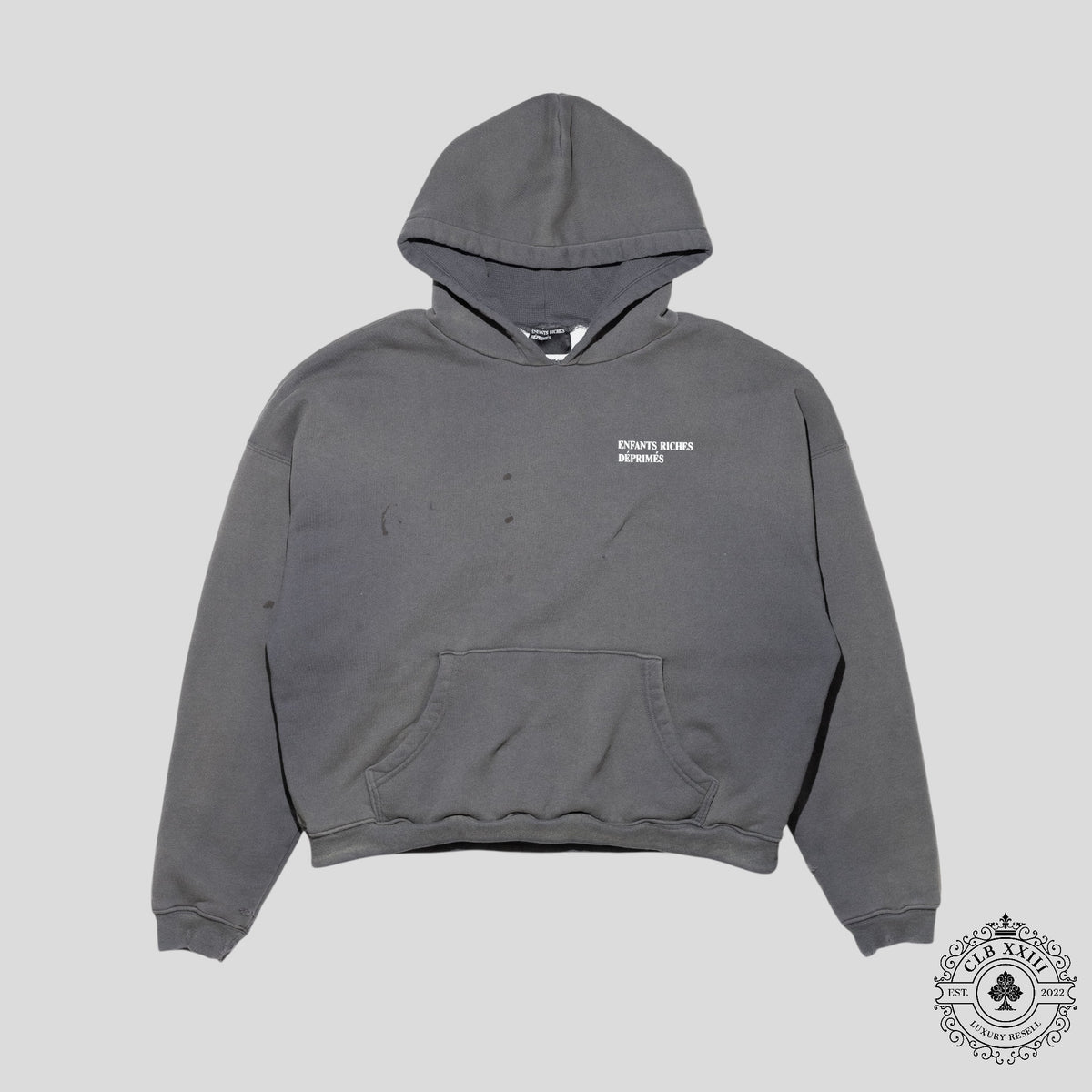 Enfants Riches Déprimés Thermal Lined Logo Hoodie