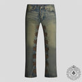 Lostshdws Dark Shdw Denim in Dirty Blue / Sand