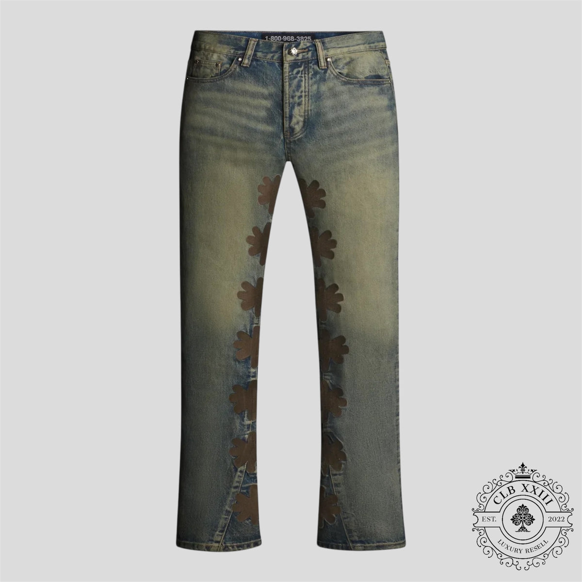 Lostshdws Dark Shdw Denim in Dirty Blue / Sand