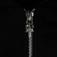 Chrome Hearts Los Angeles Horseshoe Zip Up Hoodie in Black