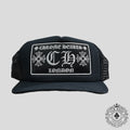 Chrome Hearts CH Patch London Trucker Hat in Black