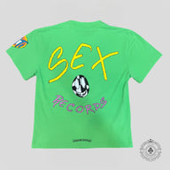 Chrome Hearts Sex Records Tee in Green