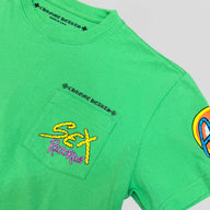 Chrome Hearts Sex Records Tee in Green
