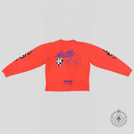 Chrome Hearts Matty Boy Sadistic Lipstick Crewneck in Red