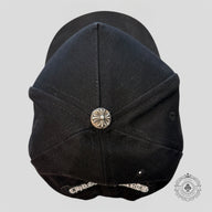 Chrome Hearts Vertical Logo Hat in Black