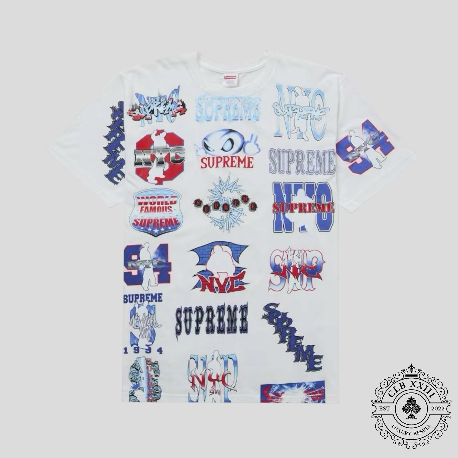 Supreme Flash Tee in White