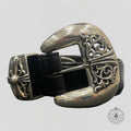 Chrome Hearts 3 Piece Belt in Black
