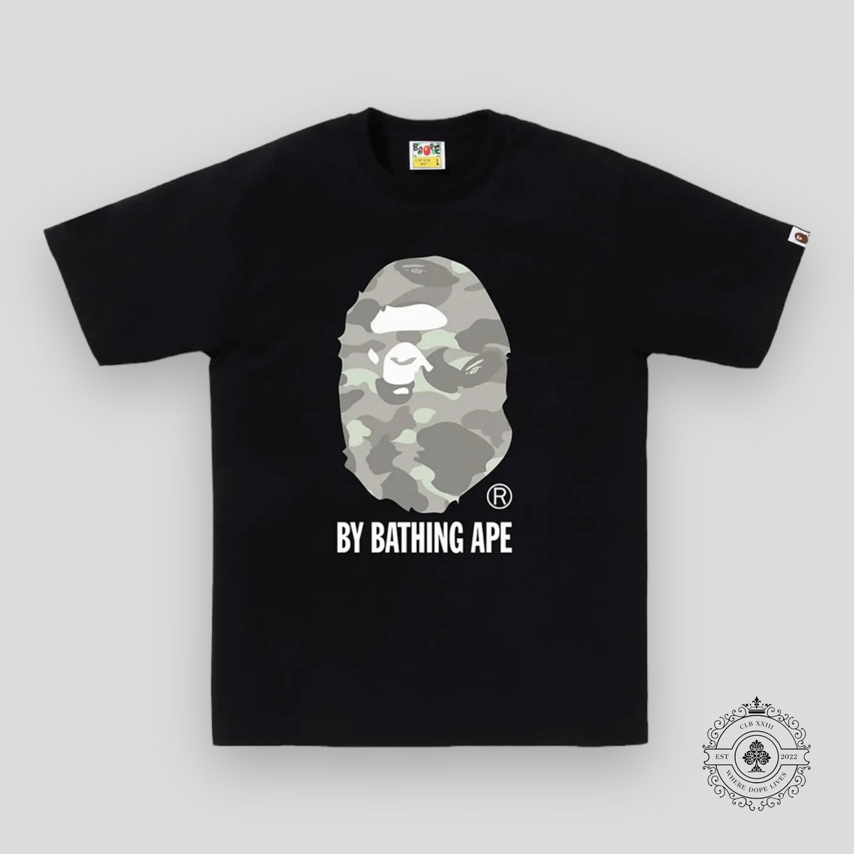 Bape City Camo Tee in Black/Grey