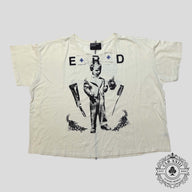 Enfants Riches Déprimés Katholisches Toothbrush T-shirt in Faded White