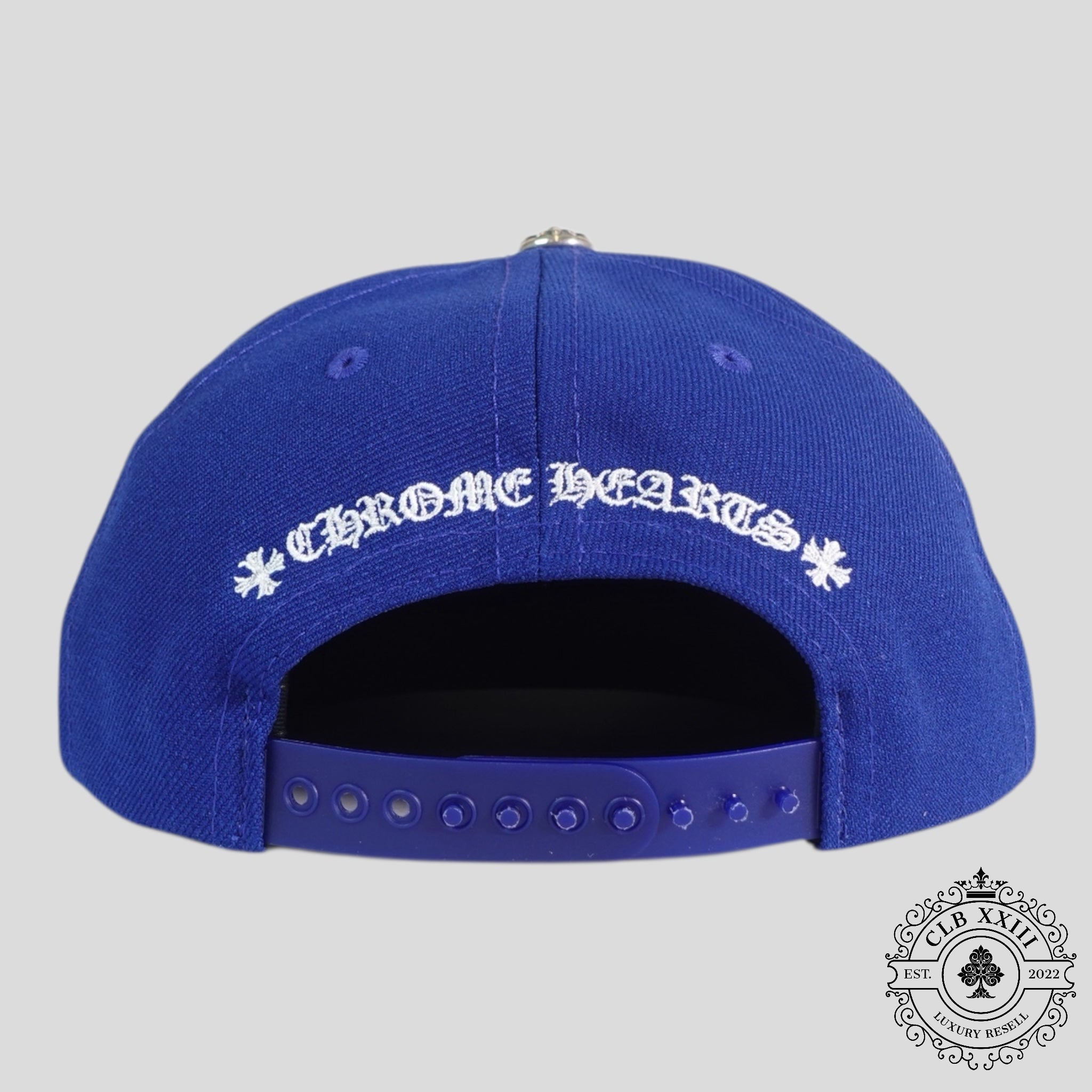 Chrome Hearts CH Embroidered Hat in Blue