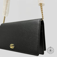 Gucci GG Marmont Wallet in Black